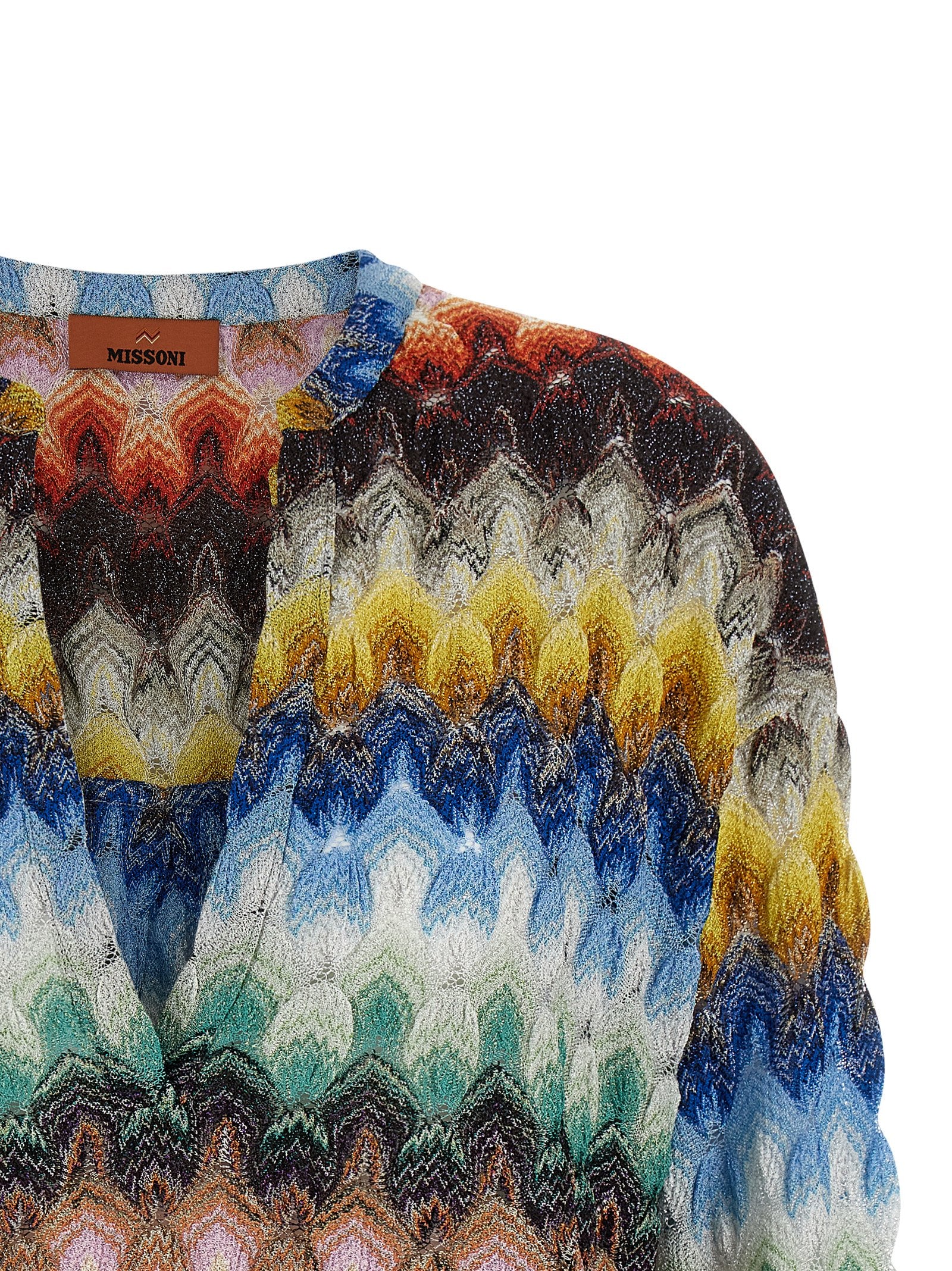 MISSONI Multicolor Viscose Lamé Blouse