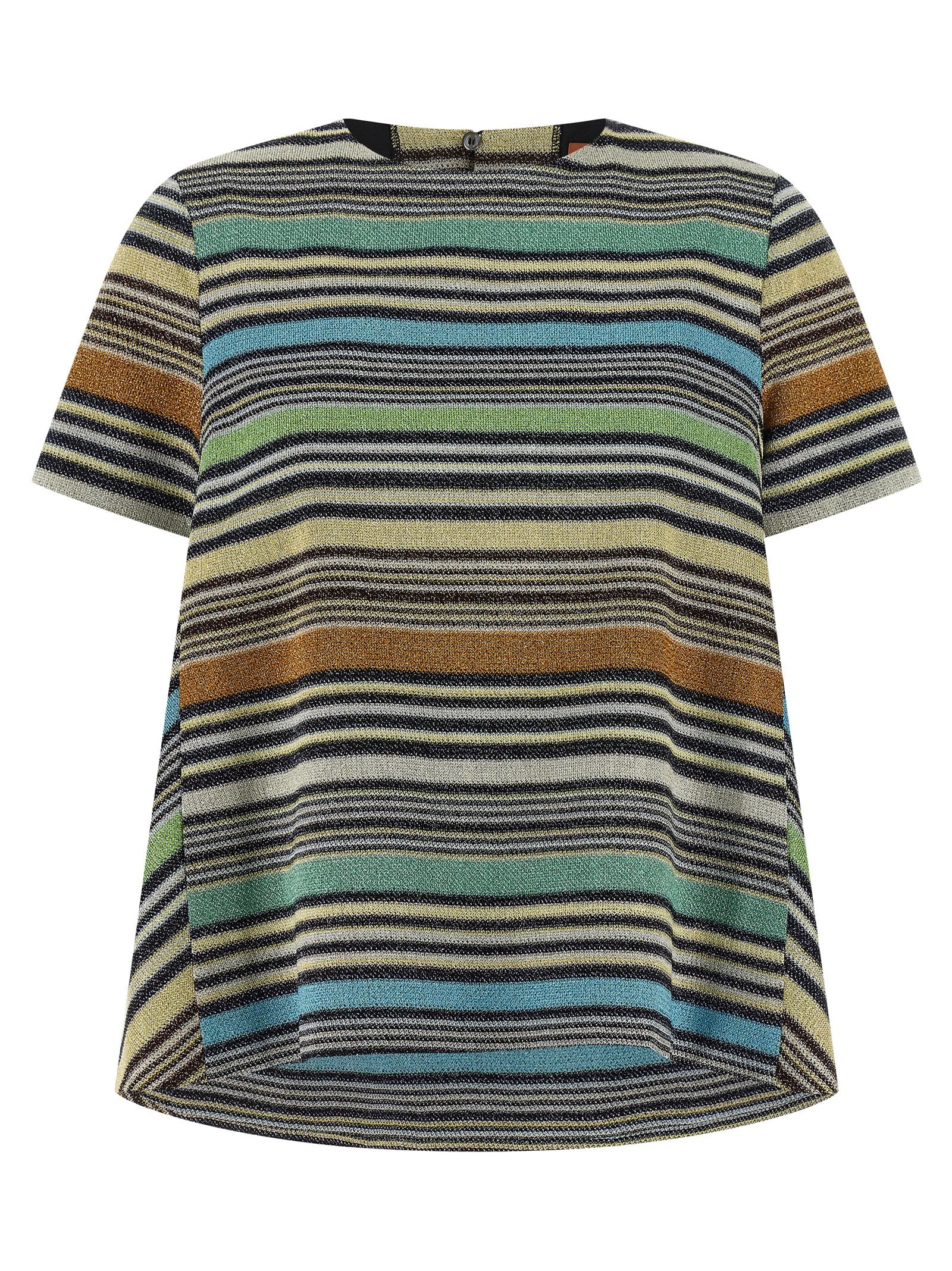 Missoni Multicolor Viscose Lamé T-Shirt