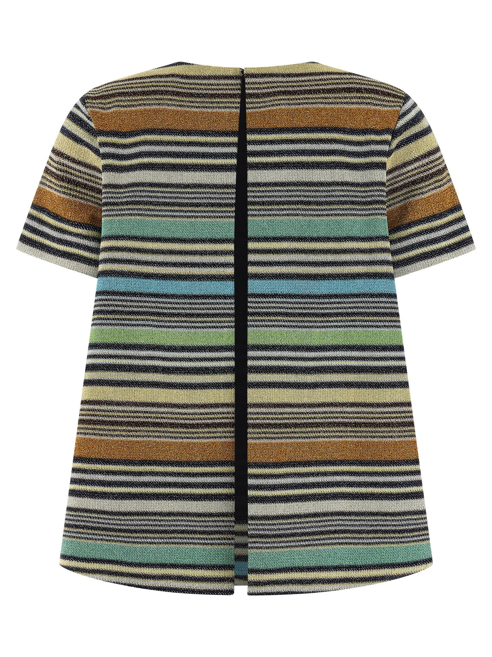 Missoni Multicolor Viscose Lamé T-Shirt