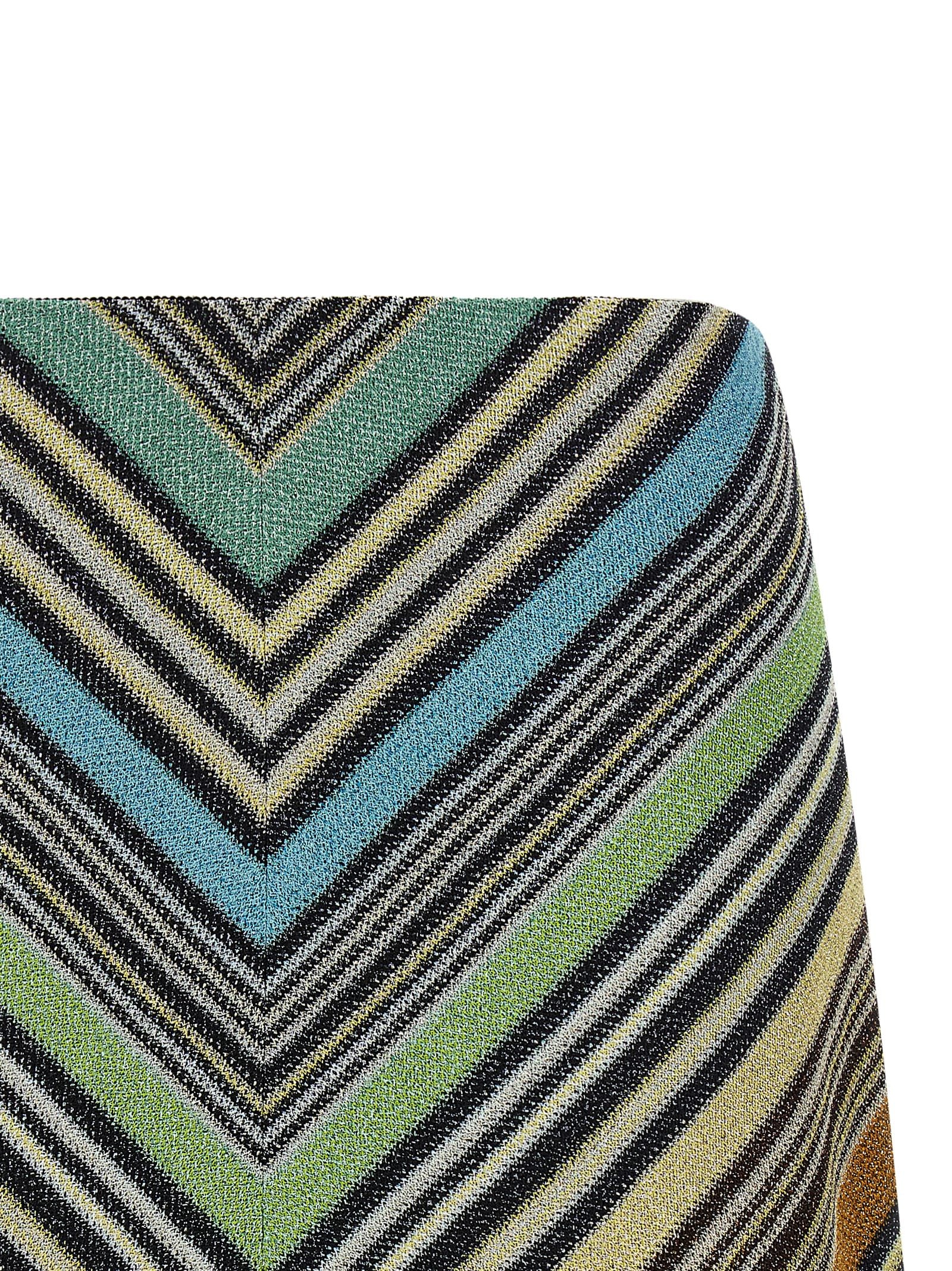 Missoni Mehrfarbiger Viskose-Maxirock