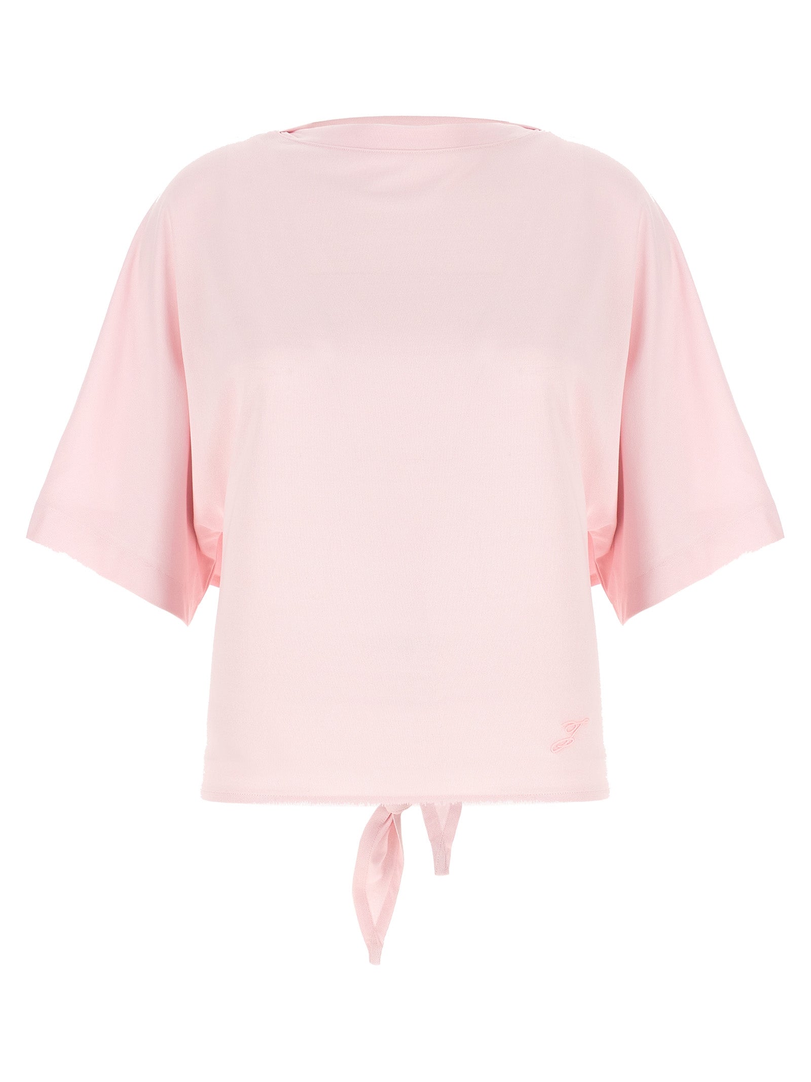 Jacquemus Pink Le T-shirt Moisson Paper Blend T-Shirt