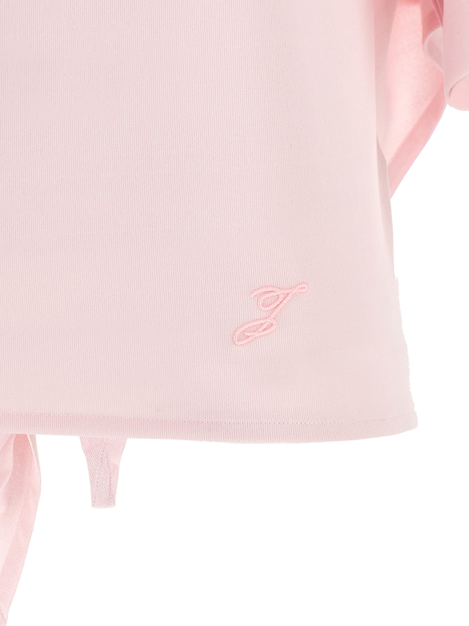 Jacquemus Pink Le T-shirt Moisson Paper Blend T-Shirt