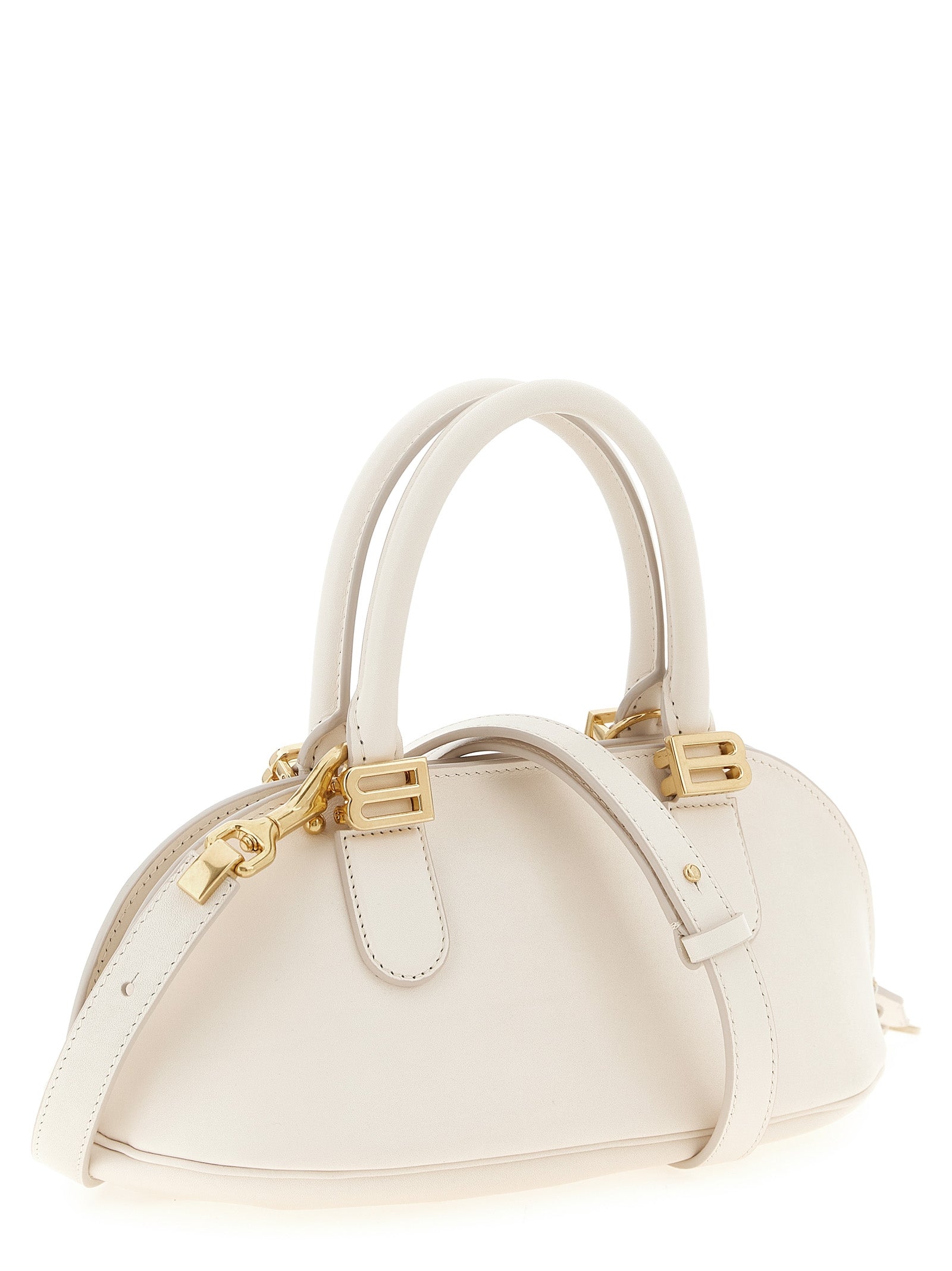 Balenciaga White Mini Handbag Calf Leather