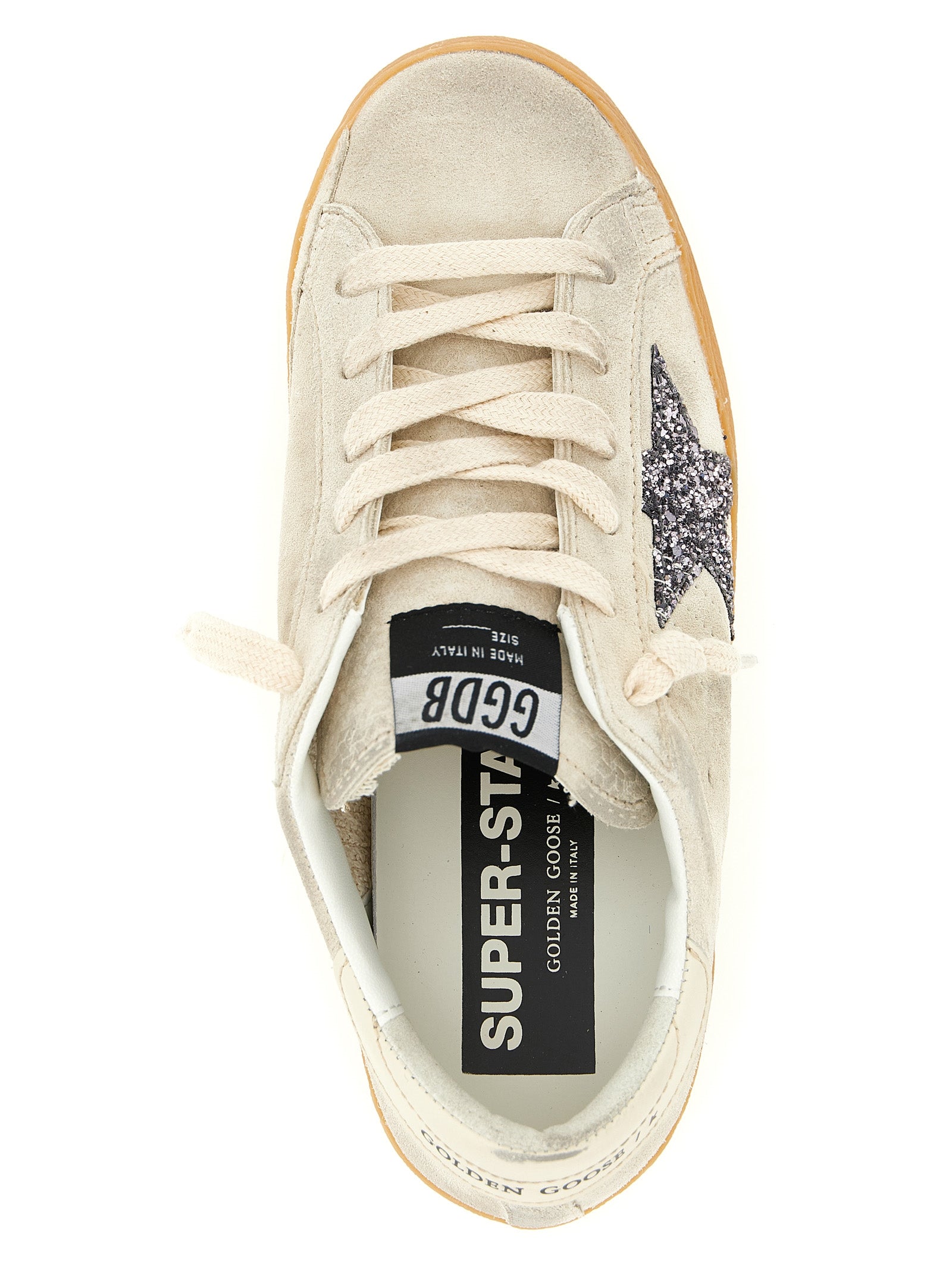 Baskets Golden Goose en cuir blanc