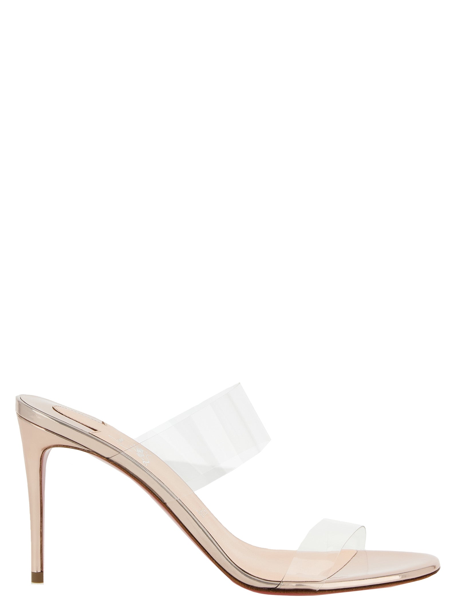Christian Louboutin Pink Just Nothing Calf Leather Stiletto Sandals