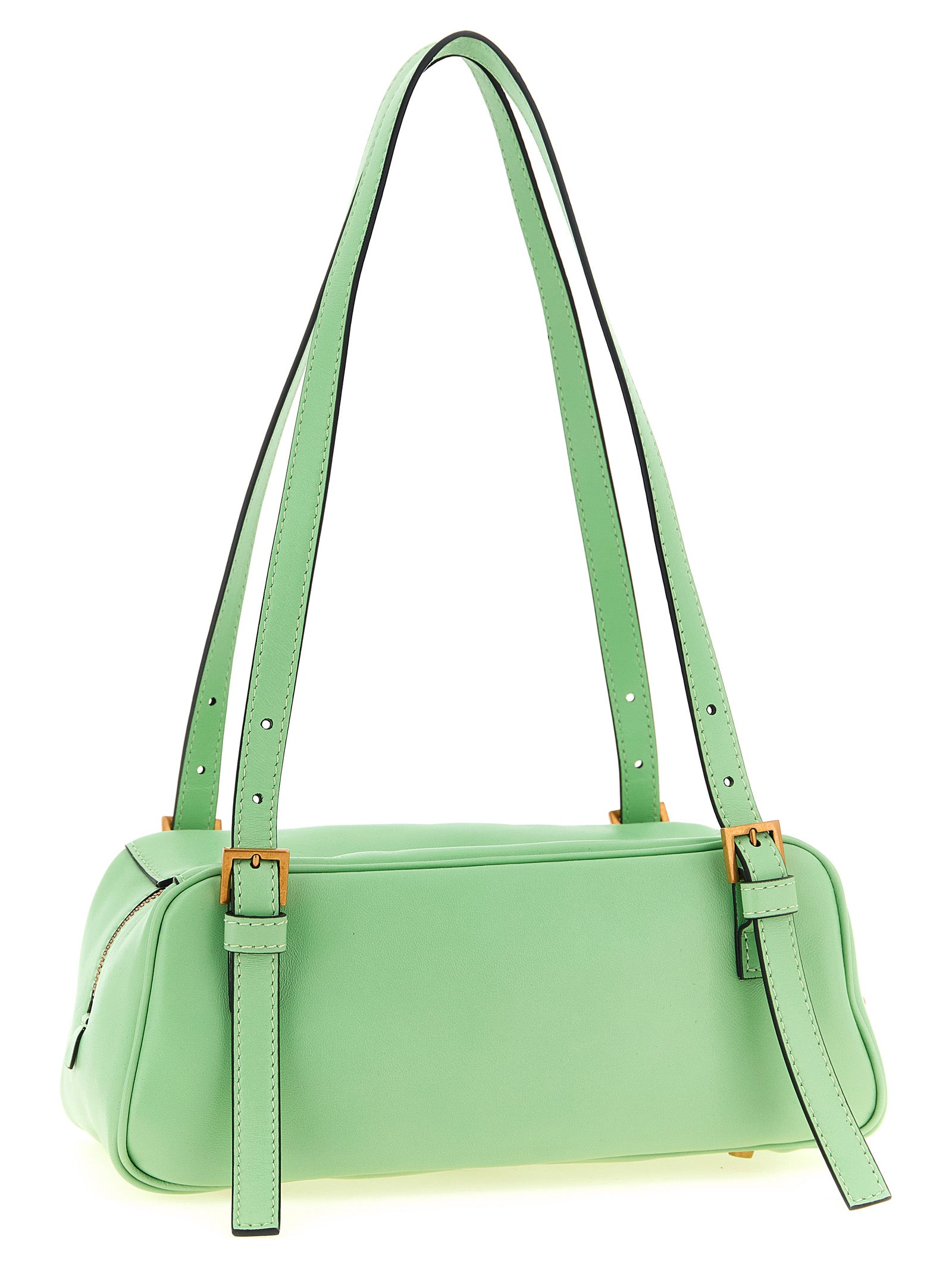 Versace Green Emblème Lambskin Shoulder Bag