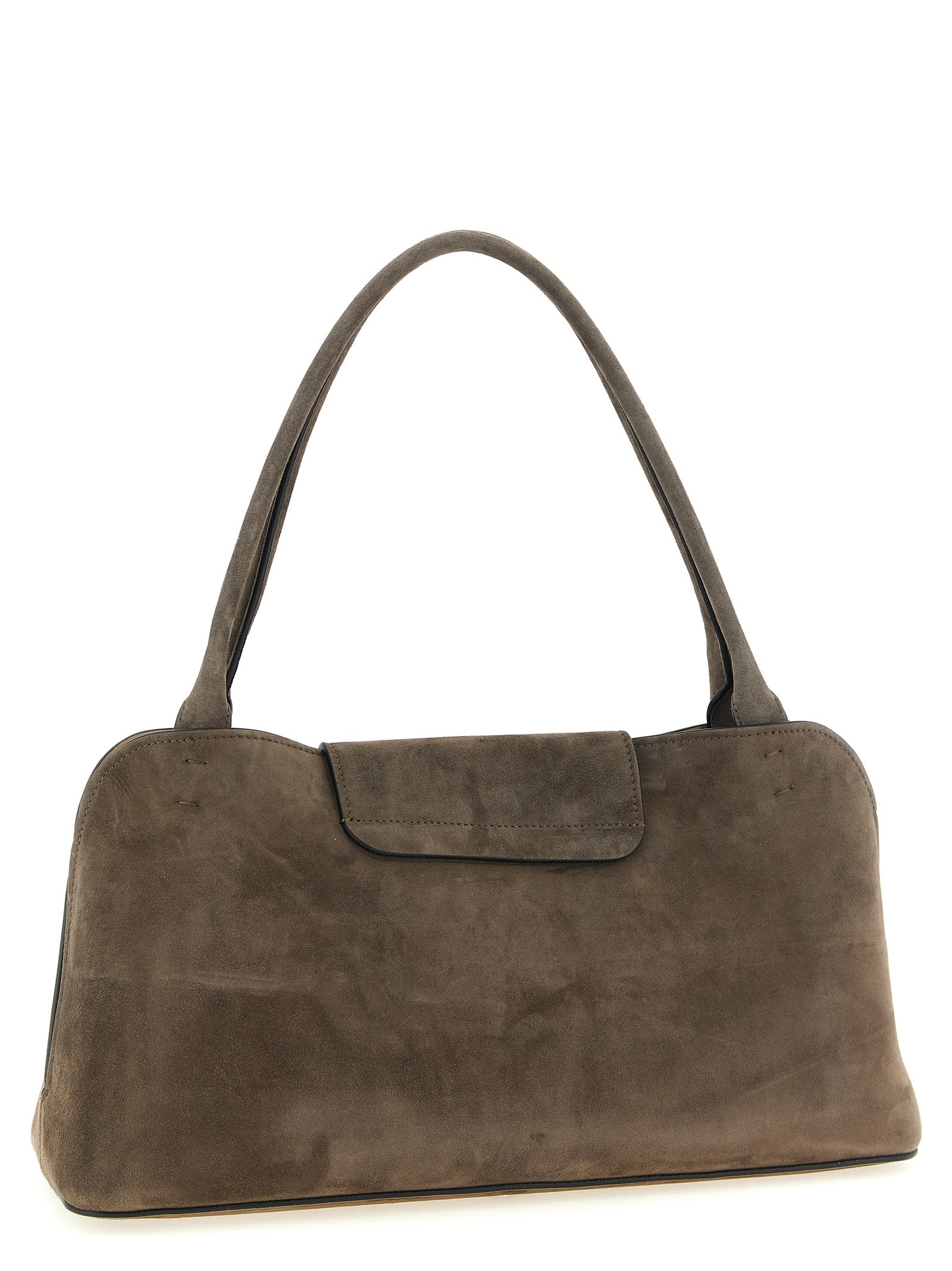 Versace Brown Vivian Shoulder Bag Calf Leather