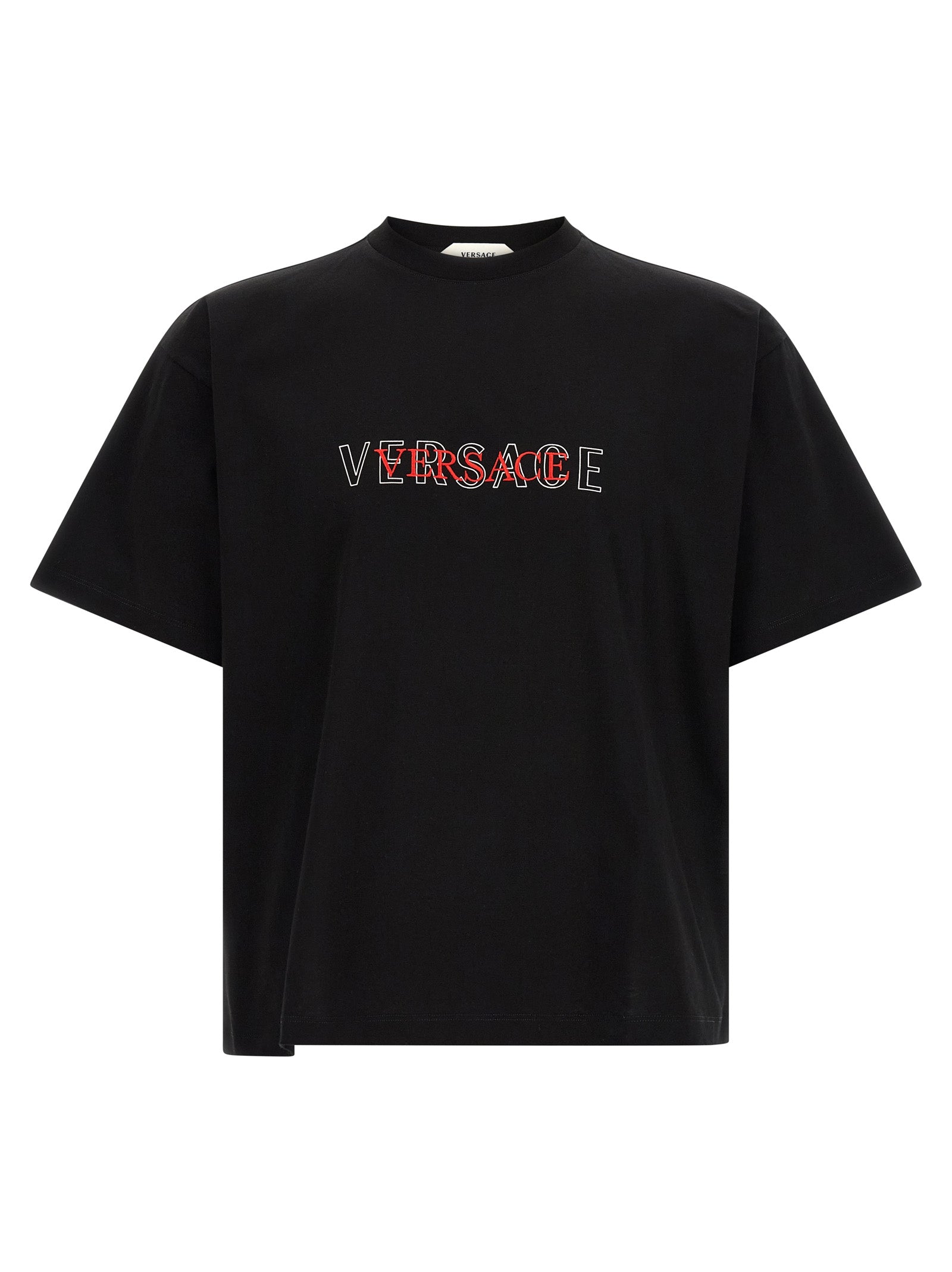 T-shirt Versace en coton noir