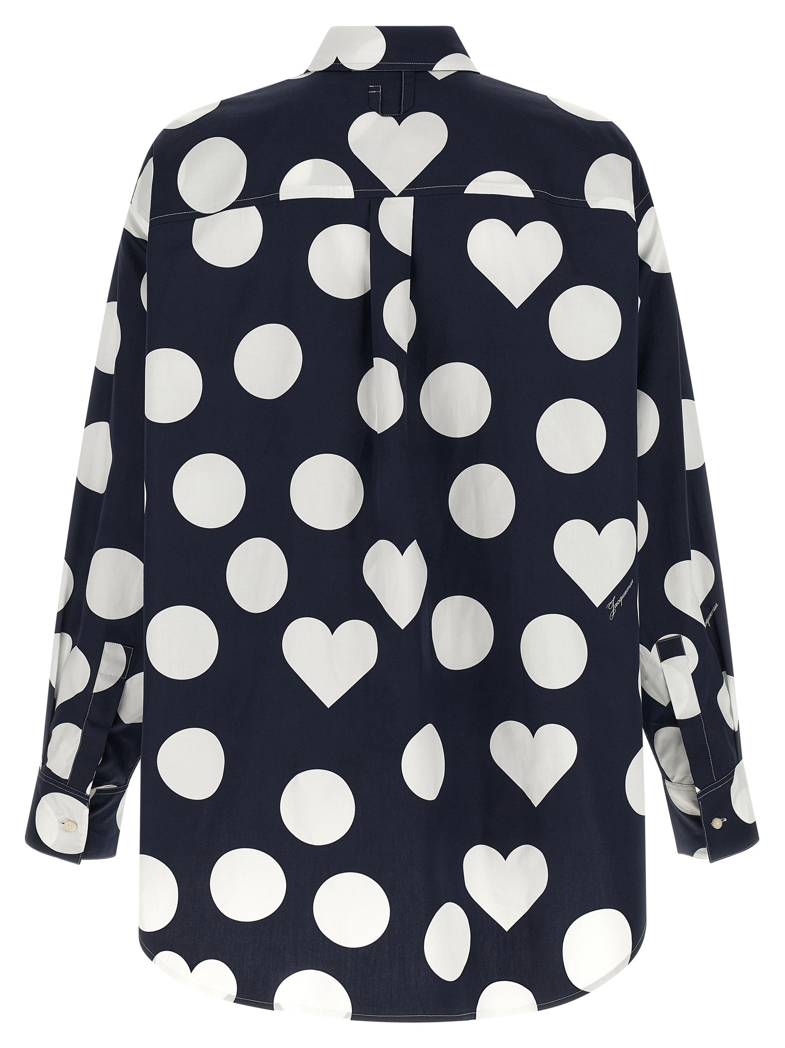 Jacquemus Blue La Chemise Camargue Cotton Blouse