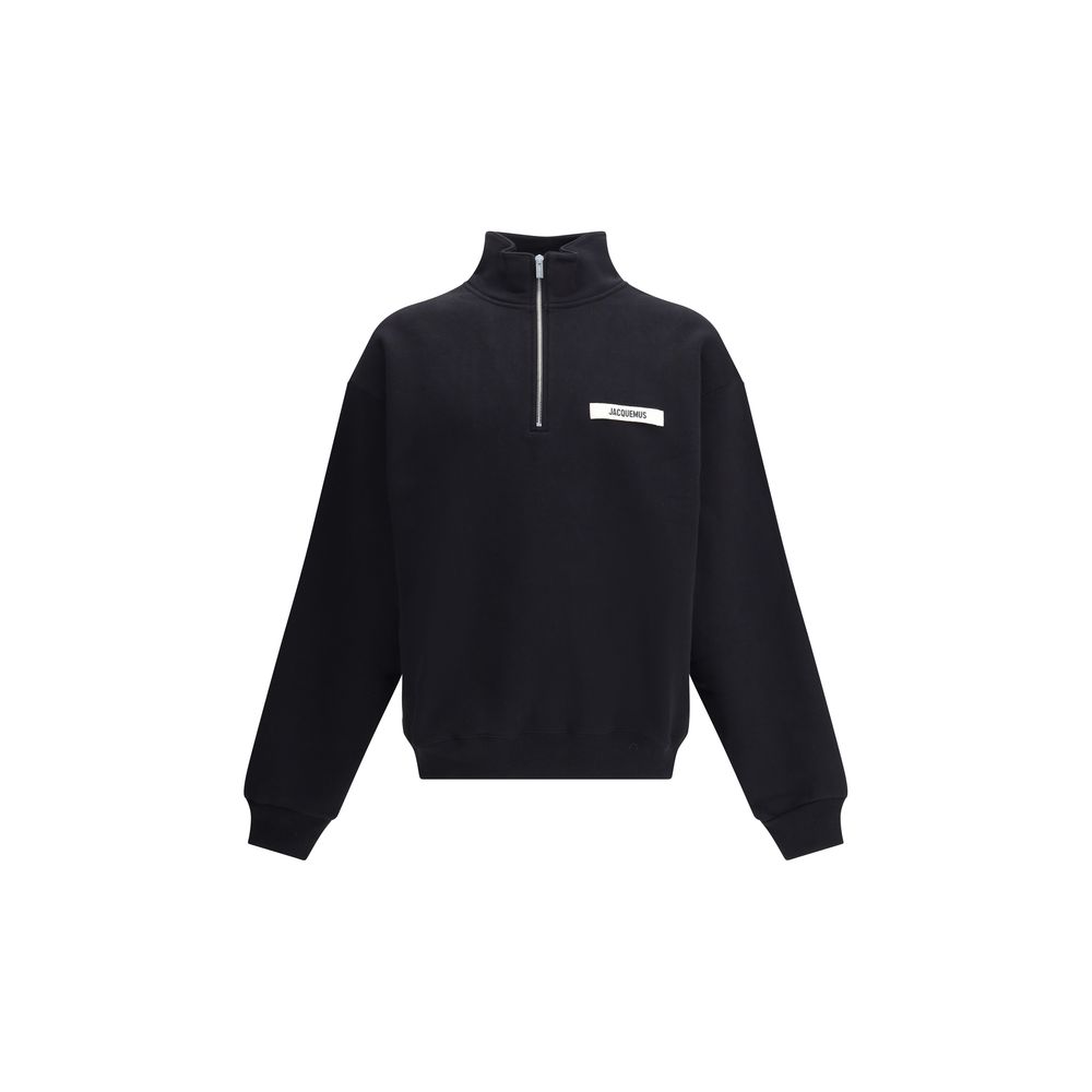 Jacquemus Sweat-shirt en coton noir