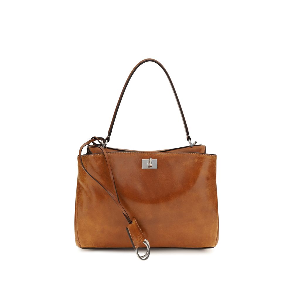 Balenciaga Brown Lamb Handbag