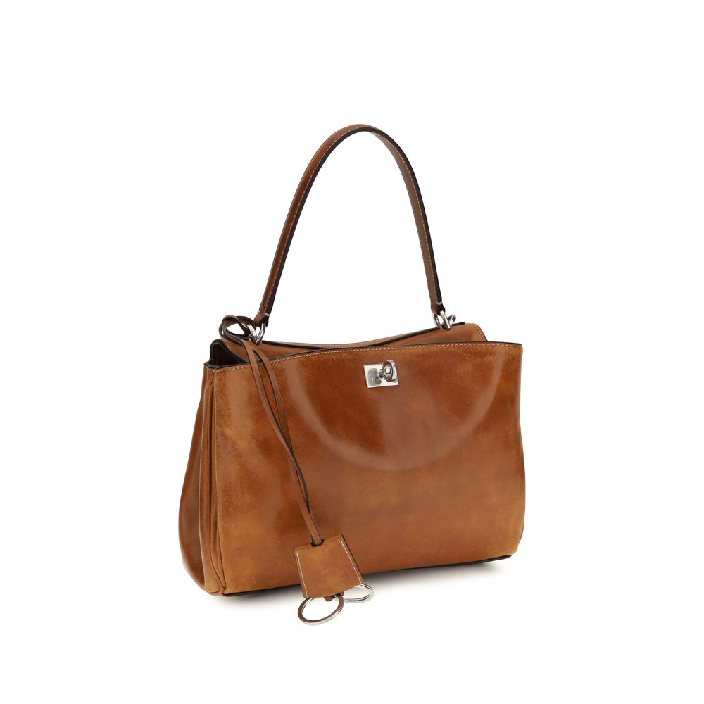 Balenciaga Brown Lamb Handbag