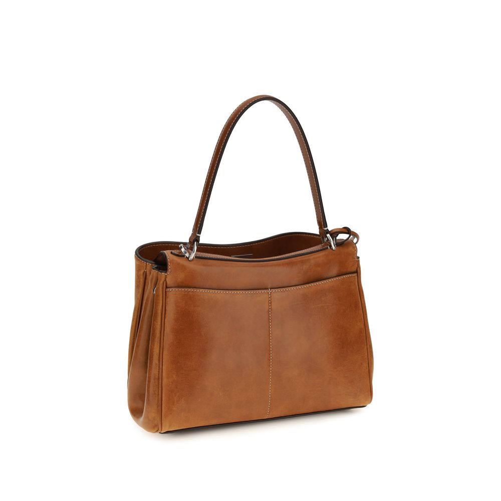 Balenciaga Brown Lamb Handbag