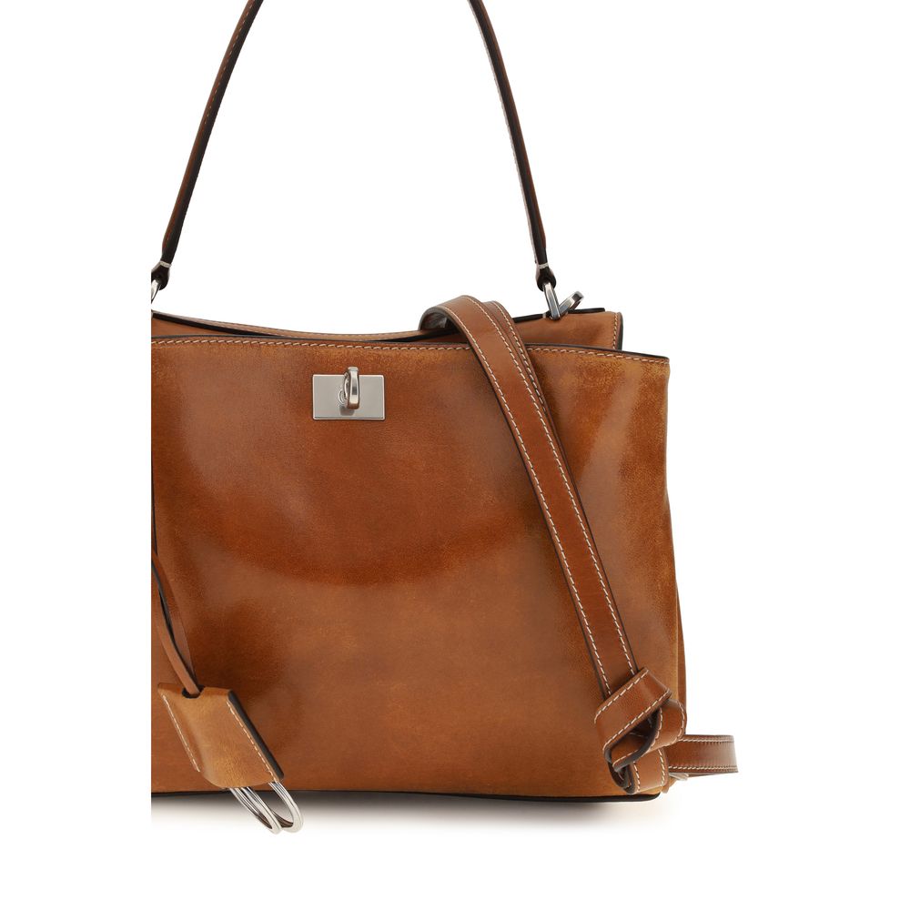 Balenciaga Brown Lamb Handbag