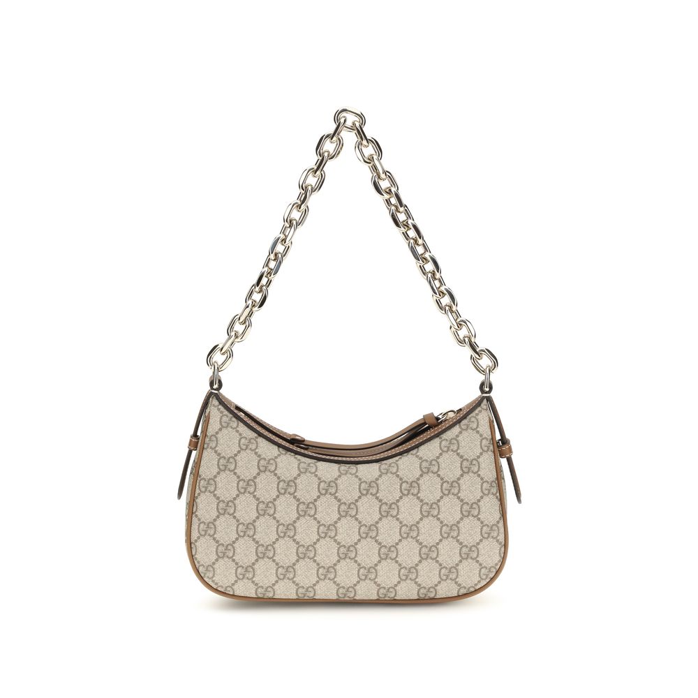 Sac à main Gucci en tissu beige
