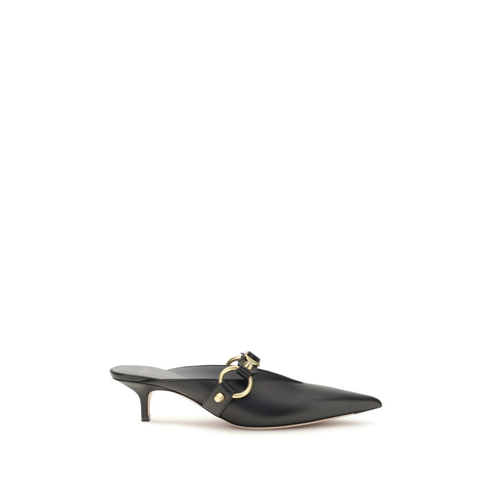 Balenciaga Mules aus schwarzem Kalbsleder (Bos Taurus)