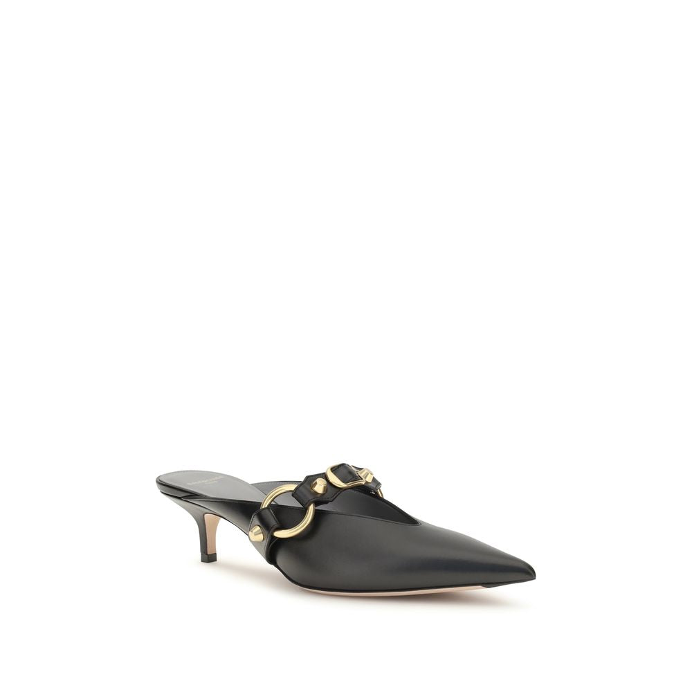 Balenciaga Mules aus schwarzem Kalbsleder (Bos Taurus)