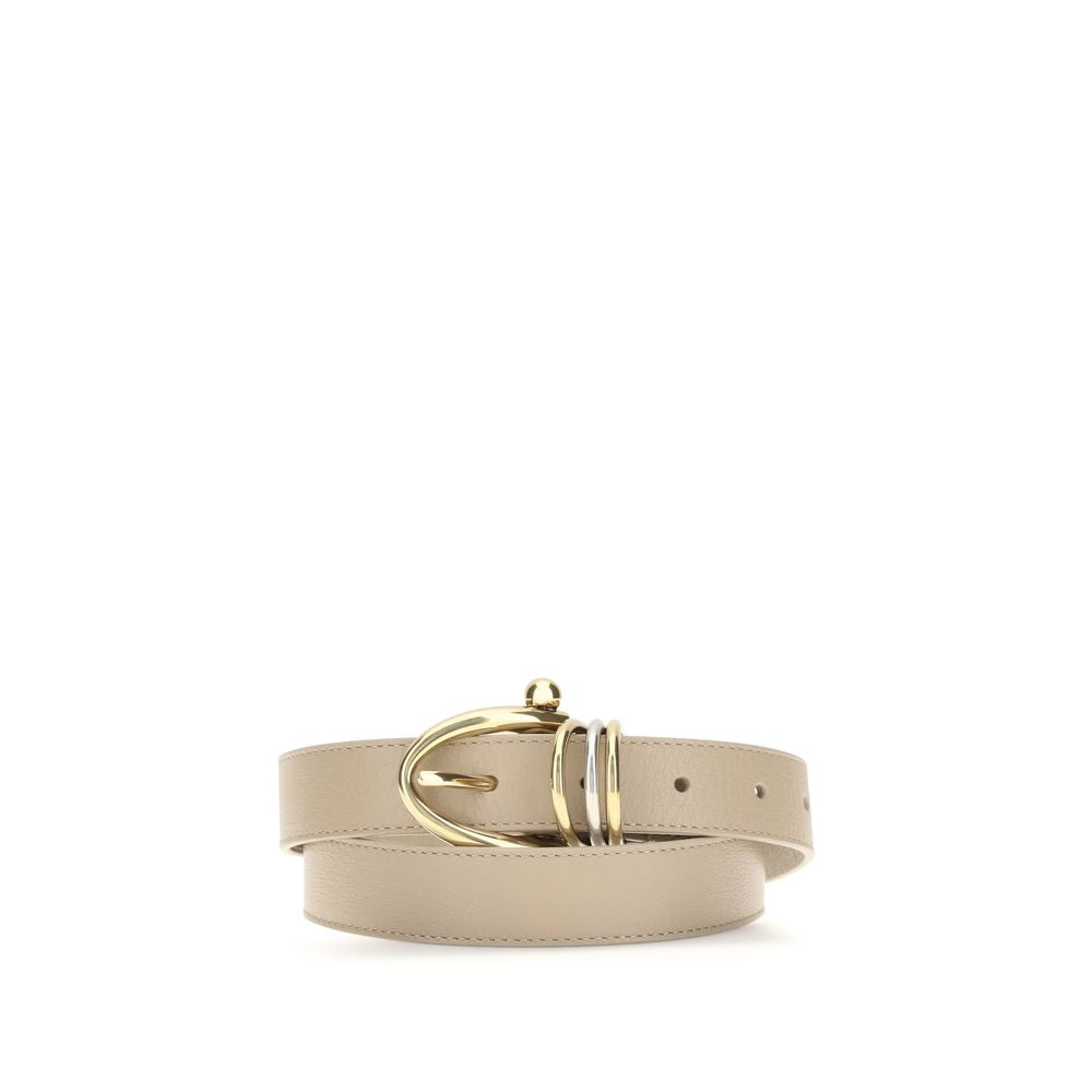 Chloé Beige Calf Leather Regular Belt