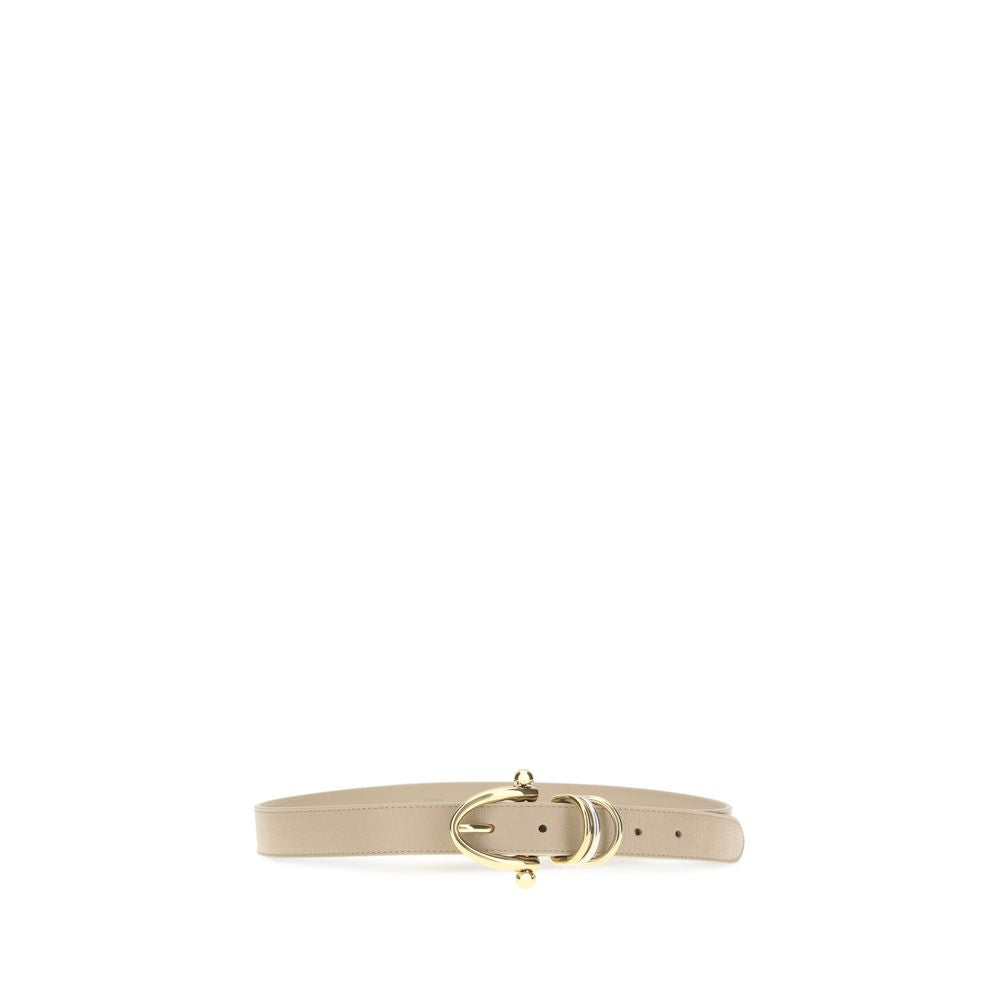 Chloé Beige Calf Leather Regular Belt