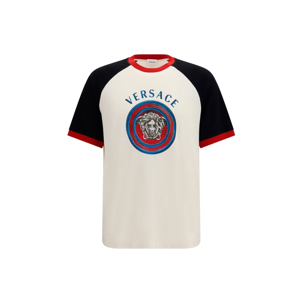 T-shirt Versace en coton blanc