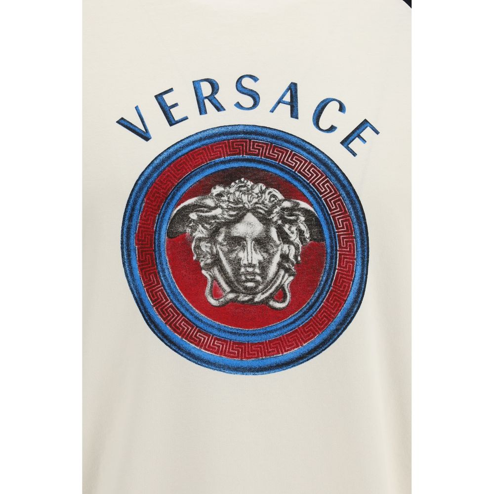 T-shirt Versace en coton blanc