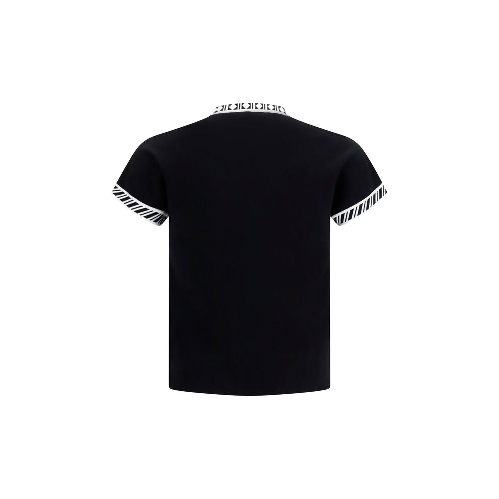 T-shirt Versace en coton noir