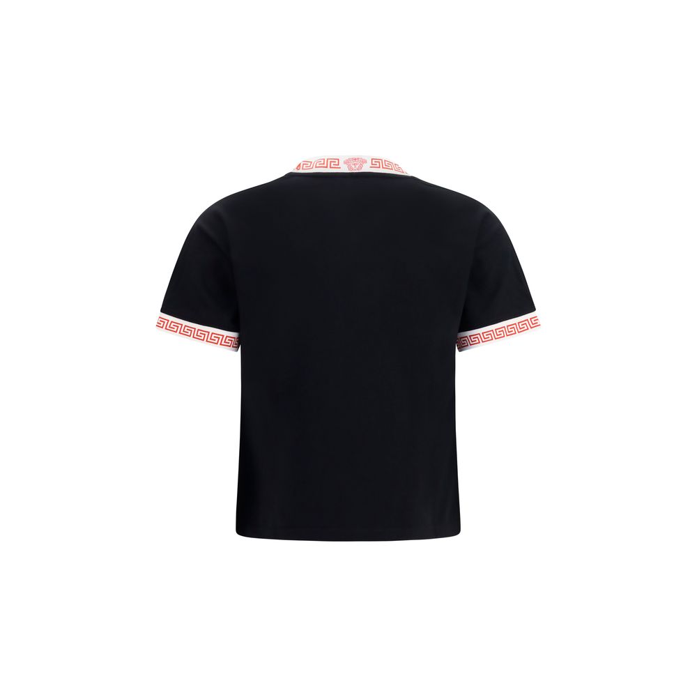 T-shirt Versace en coton noir