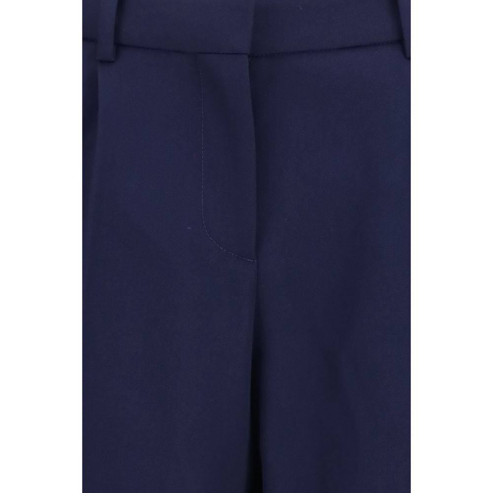 Balenciaga Blaue Wollhose Oves Aries