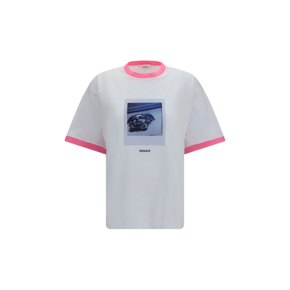 Versace T-Shirt aus weißer Baumwolle