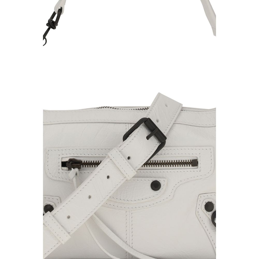 Black Leather Le City Moto Mini Handbag