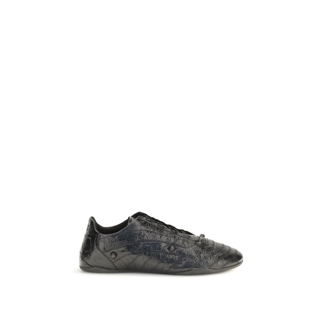Balenciaga Schwarze Kalbsleder-Sneaker „Bos Taurus“