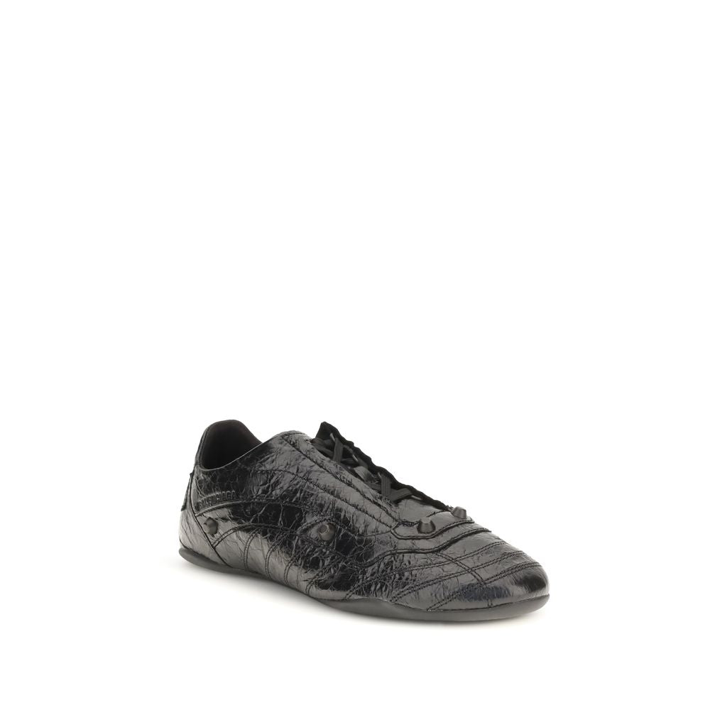 Balenciaga Schwarze Kalbsleder-Sneaker „Bos Taurus“