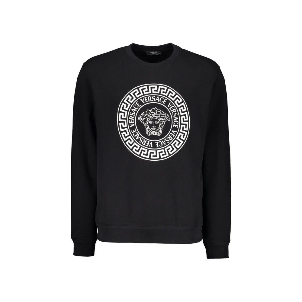 Versace Sweatshirt aus schwarzer Baumwolle