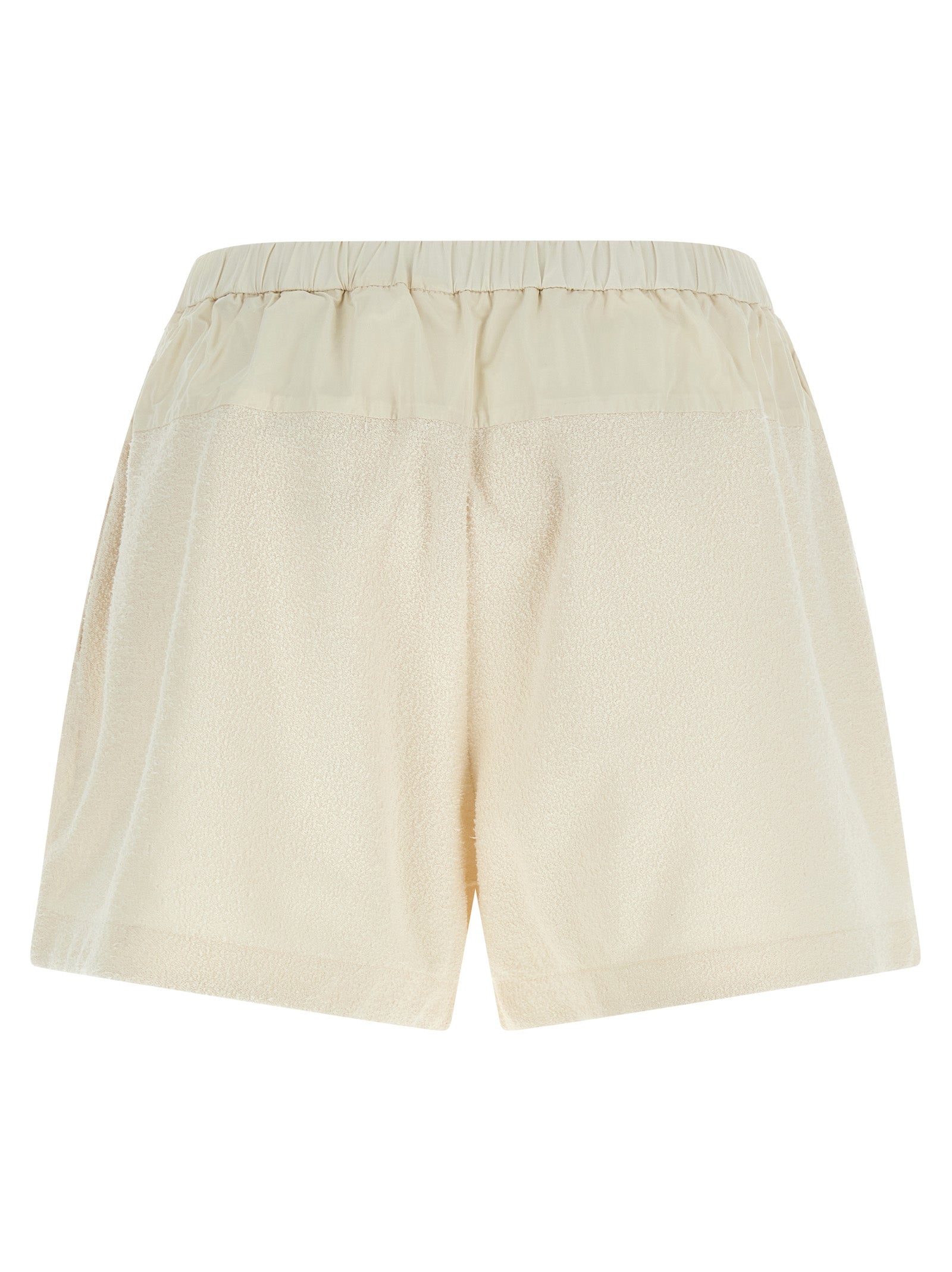 Moncler White Bermuda Shorts