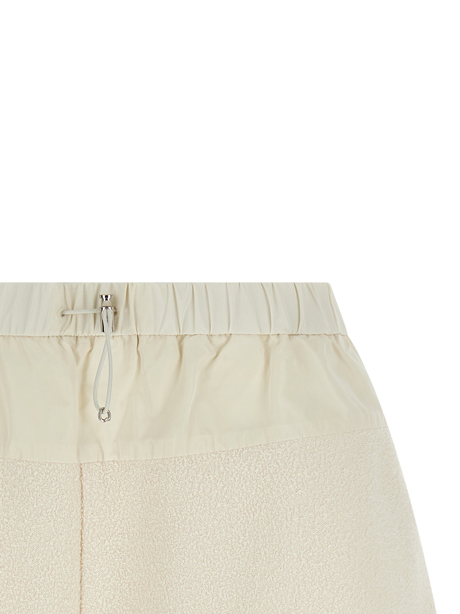 Moncler White Bermuda Shorts