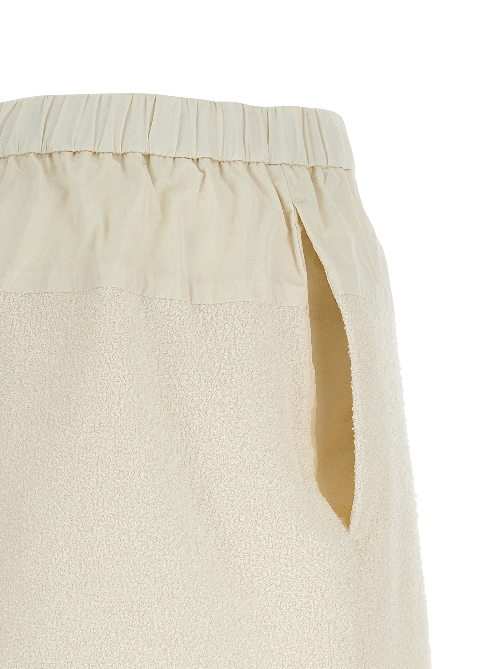 Moncler White Bermuda Shorts