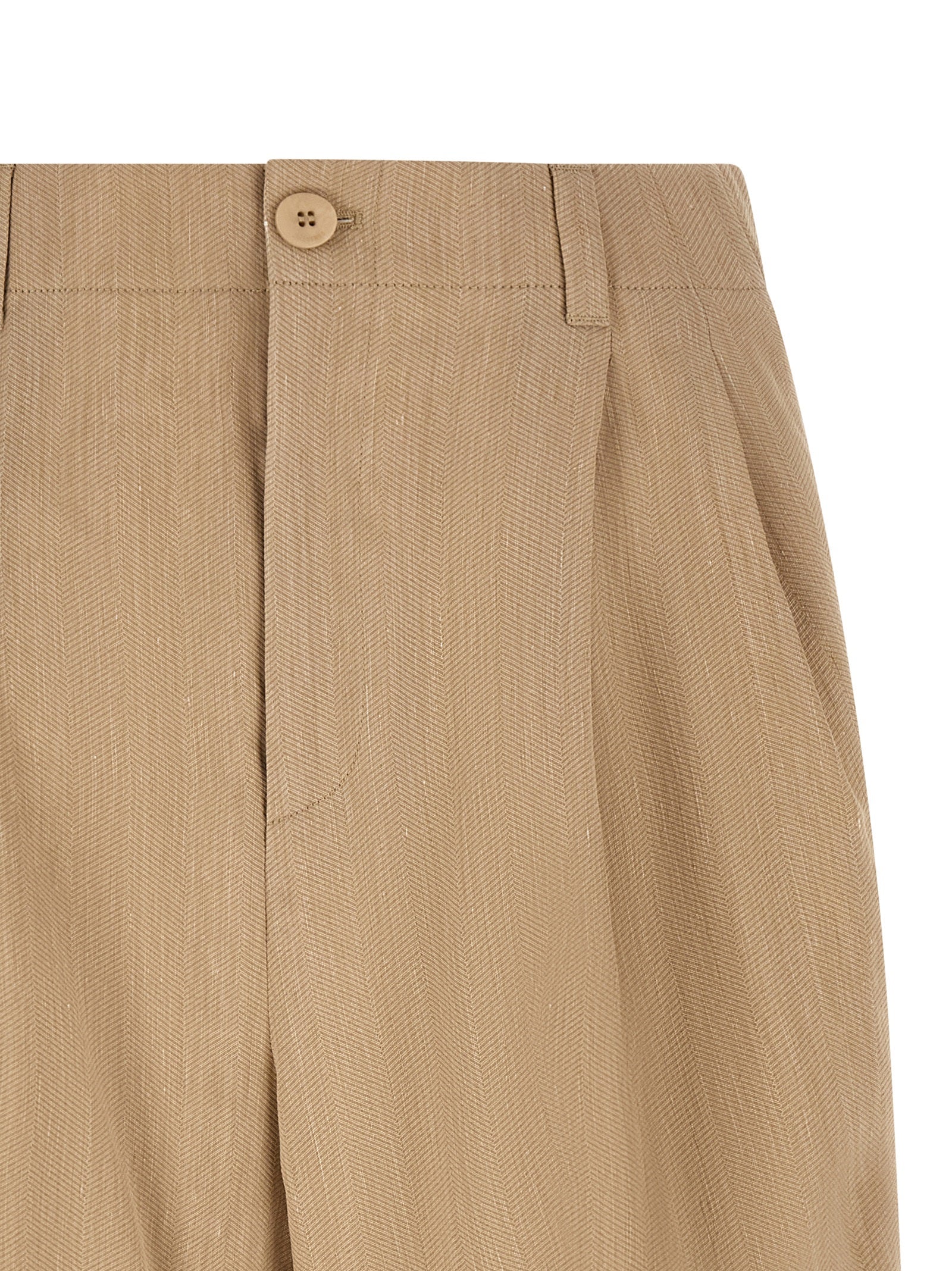 Jacquemus Beige Le Short Pastro Linen Blend Bermuda Shorts