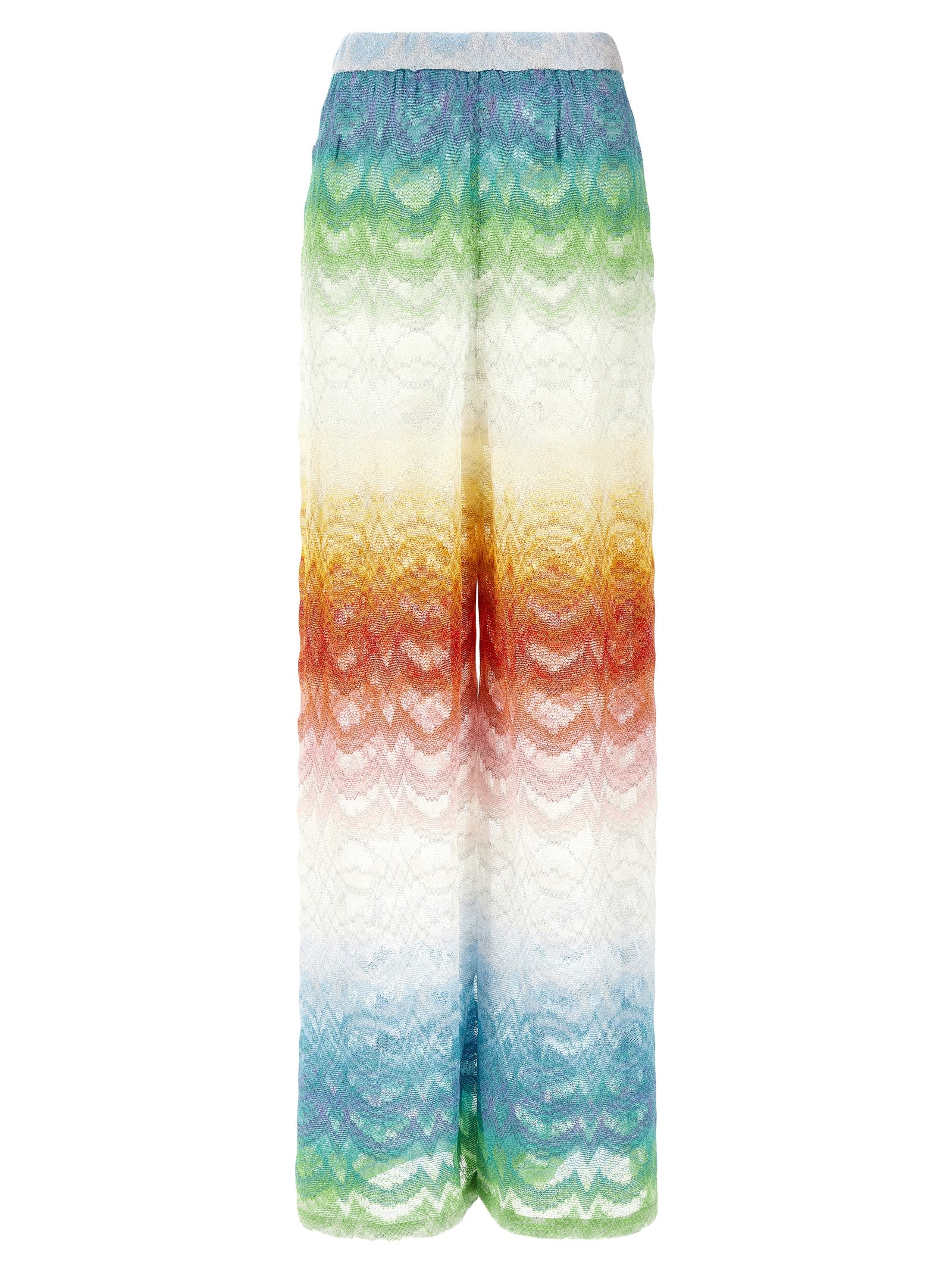 Missoni Multicolor Viscose Lamé Flared Pants