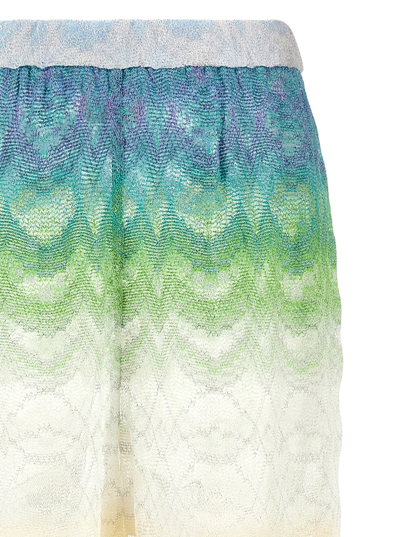Missoni Multicolor Viscose Lamé Flared Pants