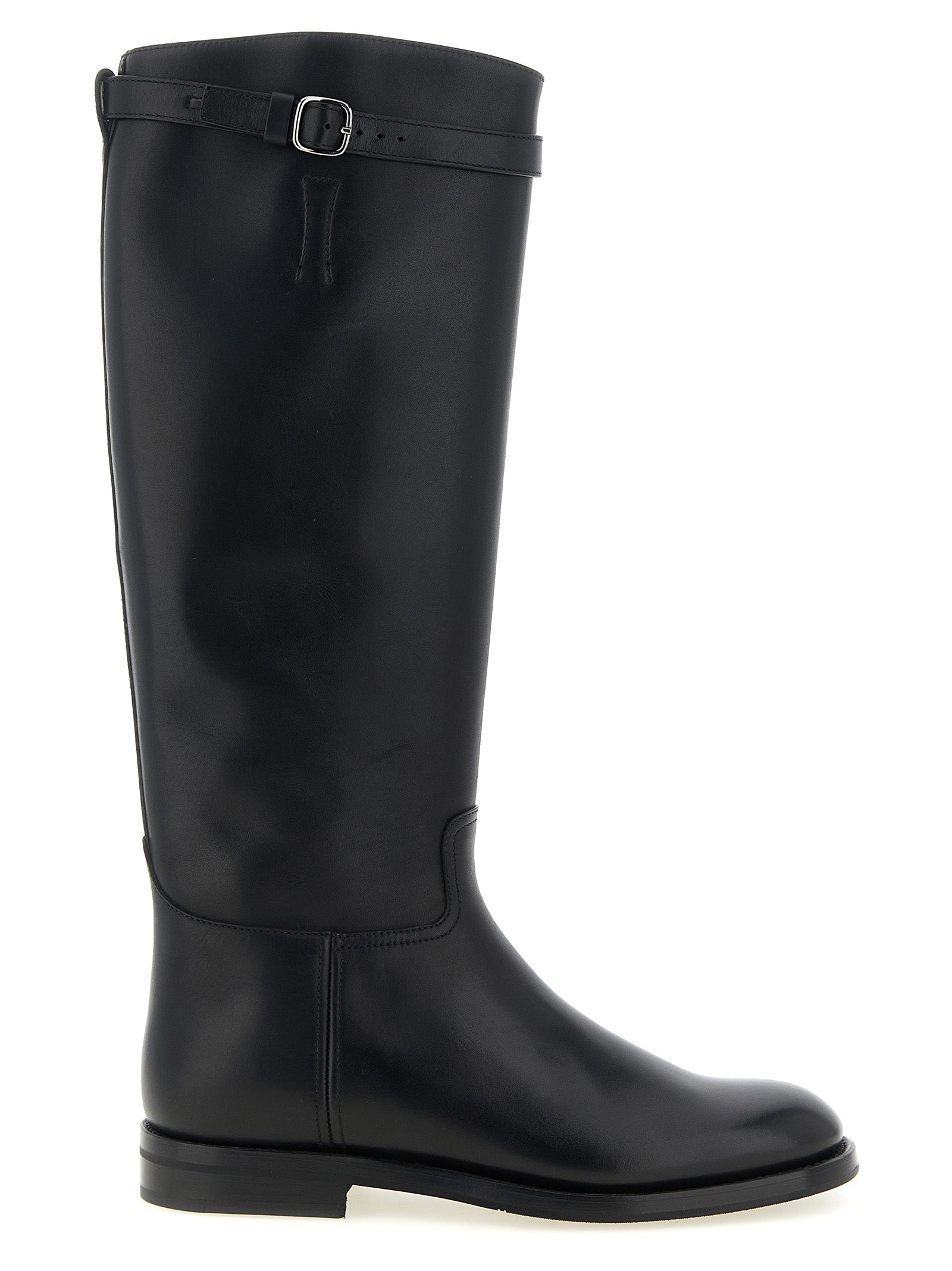 Church's Overknee-Stiefel aus schwarzem Kalbsleder