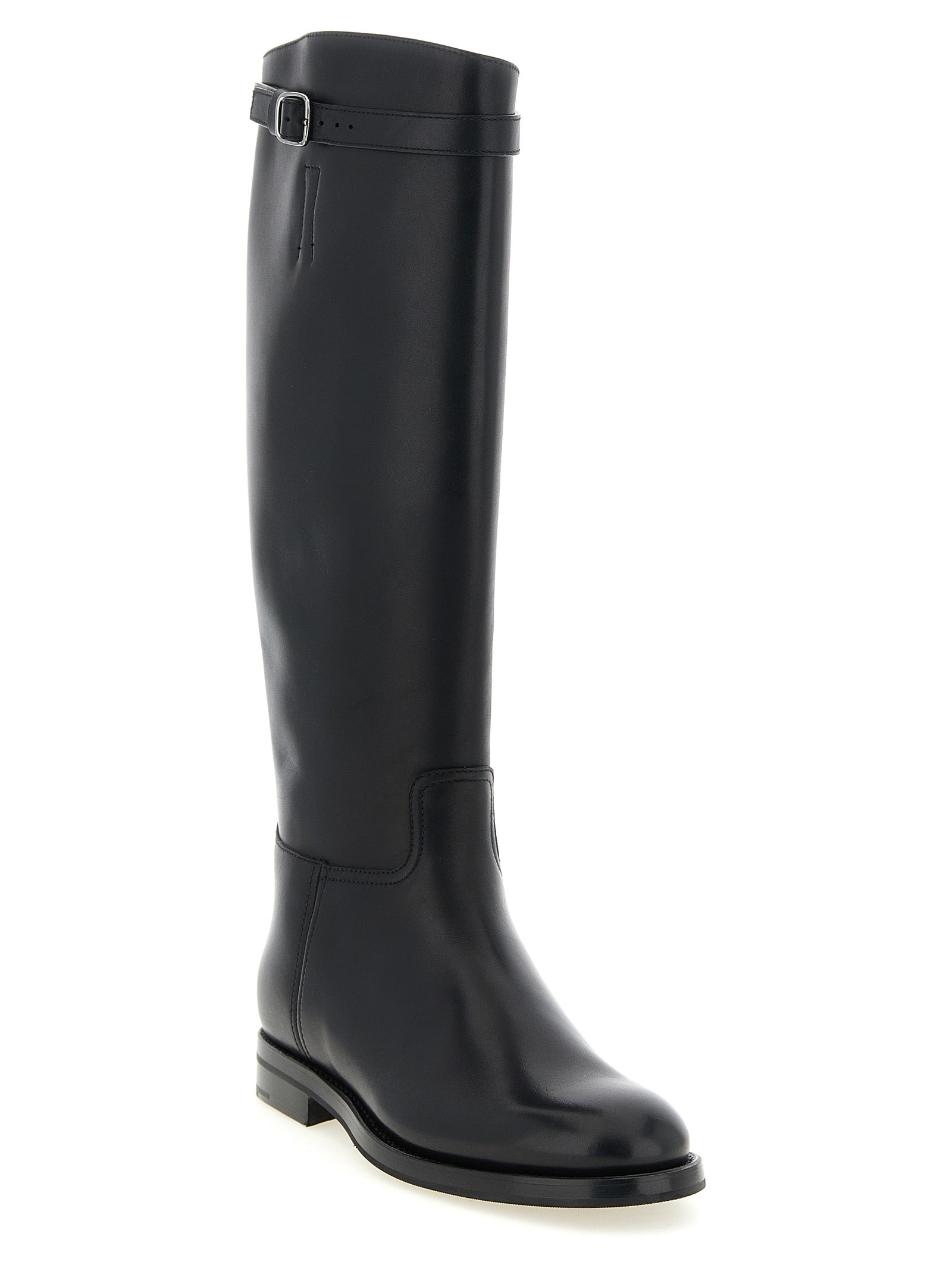 Church's Overknee-Stiefel aus schwarzem Kalbsleder