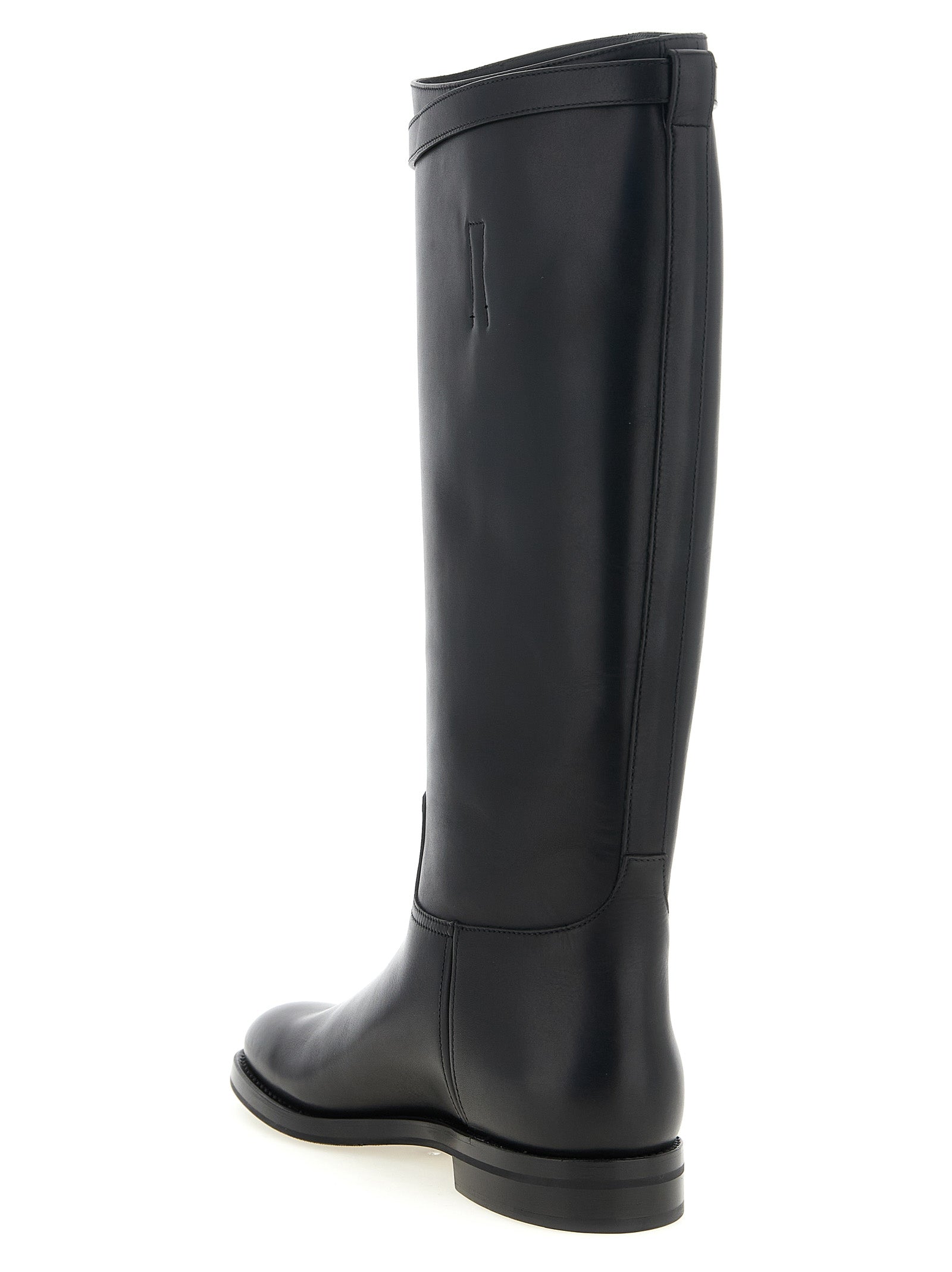 Church's Overknee-Stiefel aus schwarzem Kalbsleder