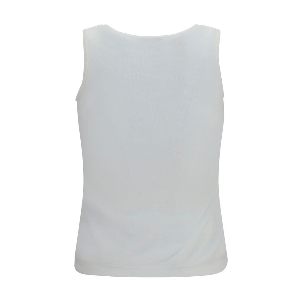 Balenciaga Tanktops aus weißer Baumwolle