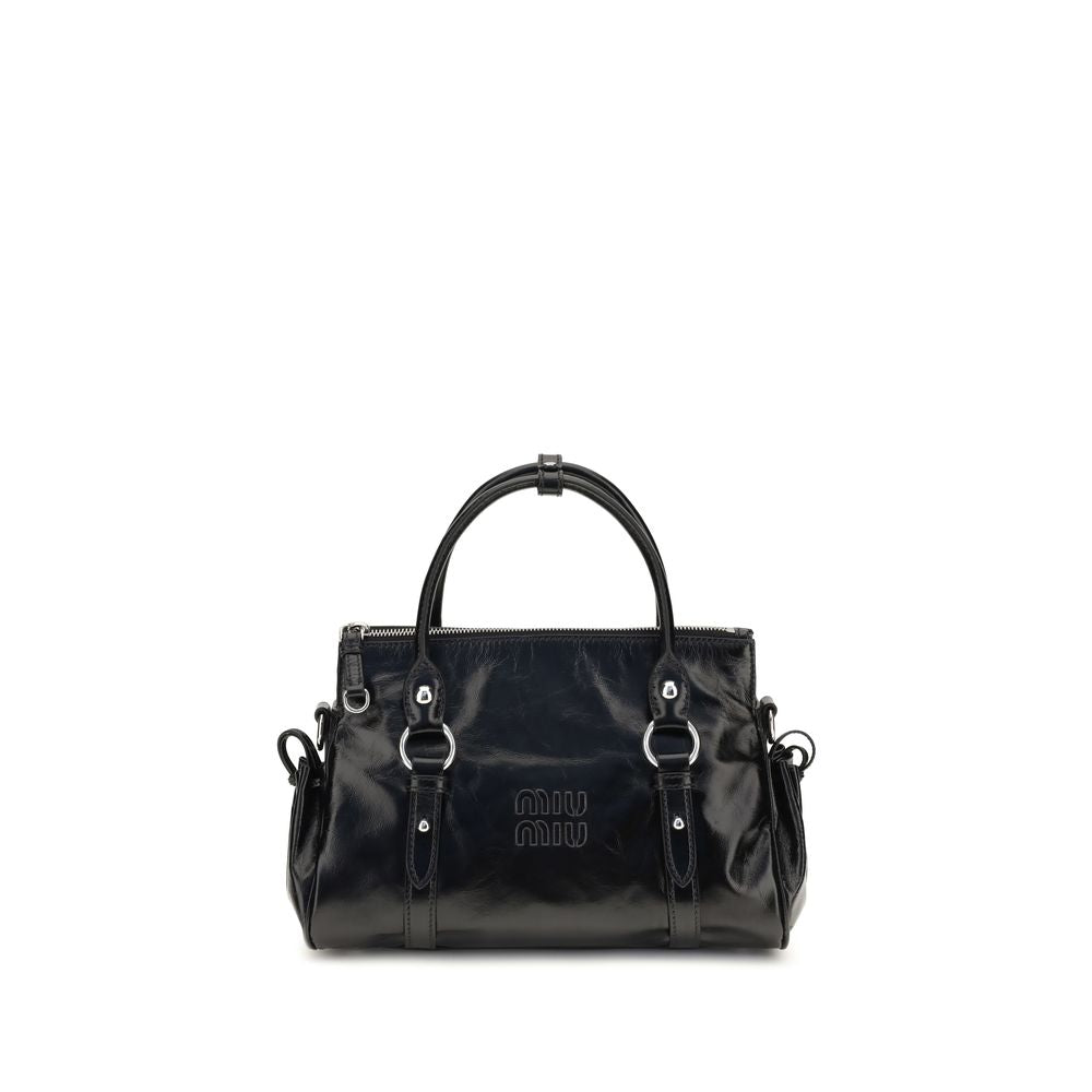 Miu Miu Black Calf Leather Handbag