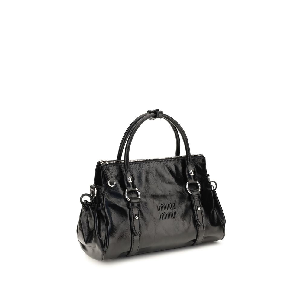 Miu Miu Black Calf Leather Handbag