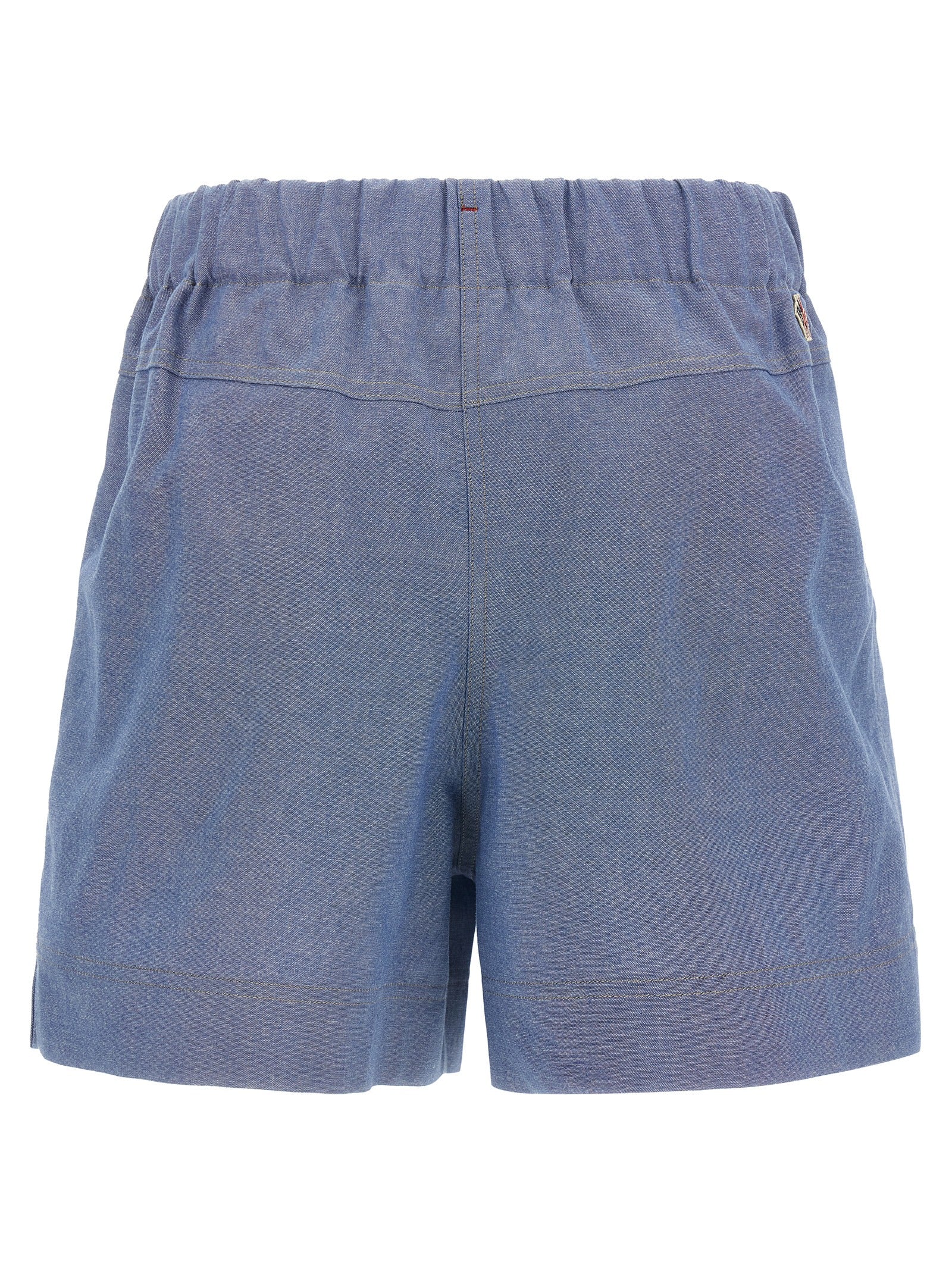 Moncler Grenoble Light Blue Cotton Bermuda Shorts