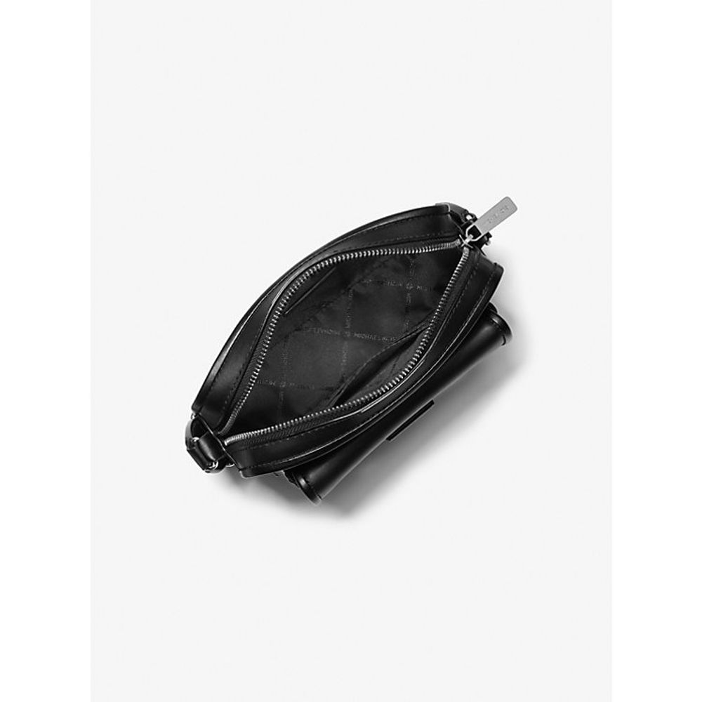 Black Leather Bradshaw Belt Bag by Michael Kors
