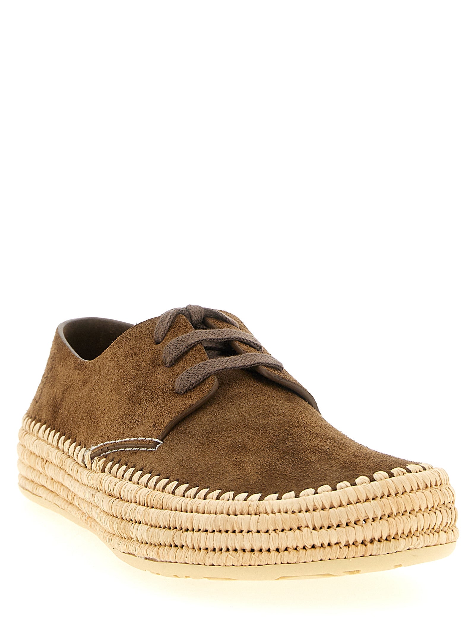 Loewe Brown Rio Espadrilles Calf Leather