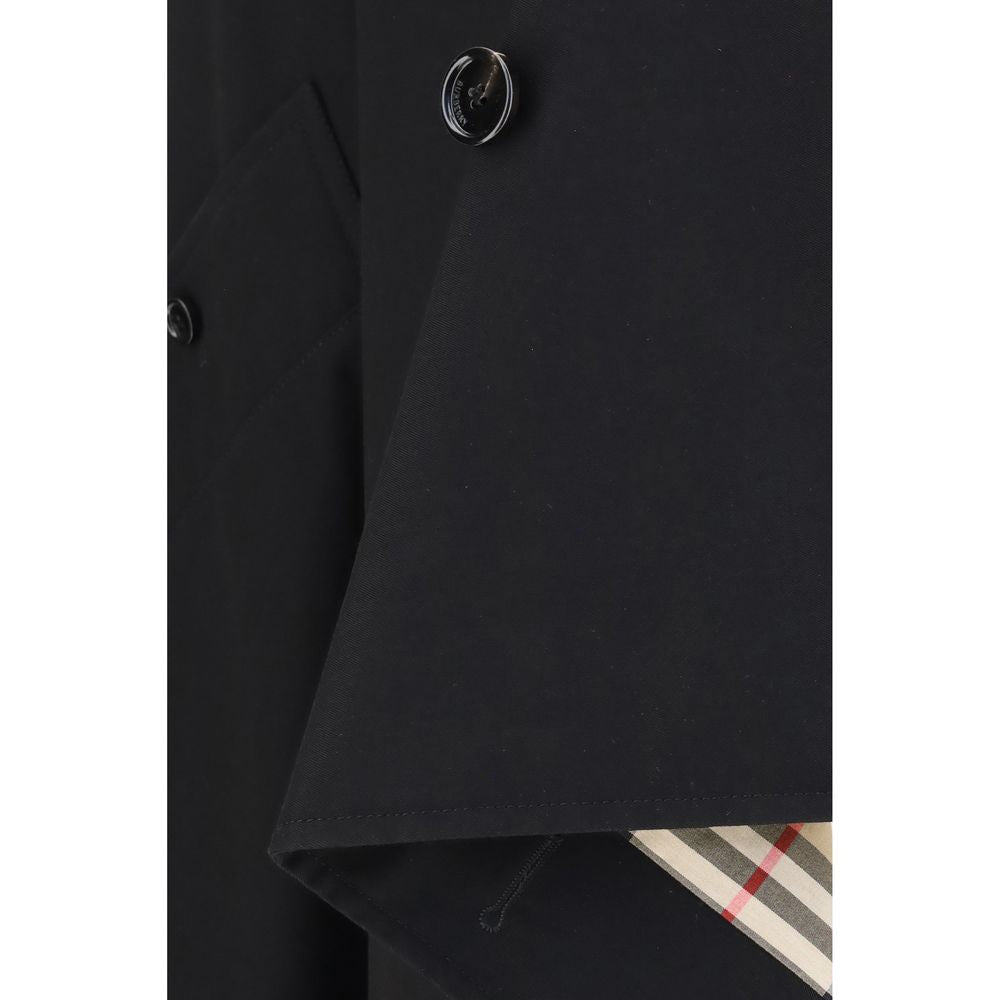 Burberry Maxirock aus schwarzer Baumwolle