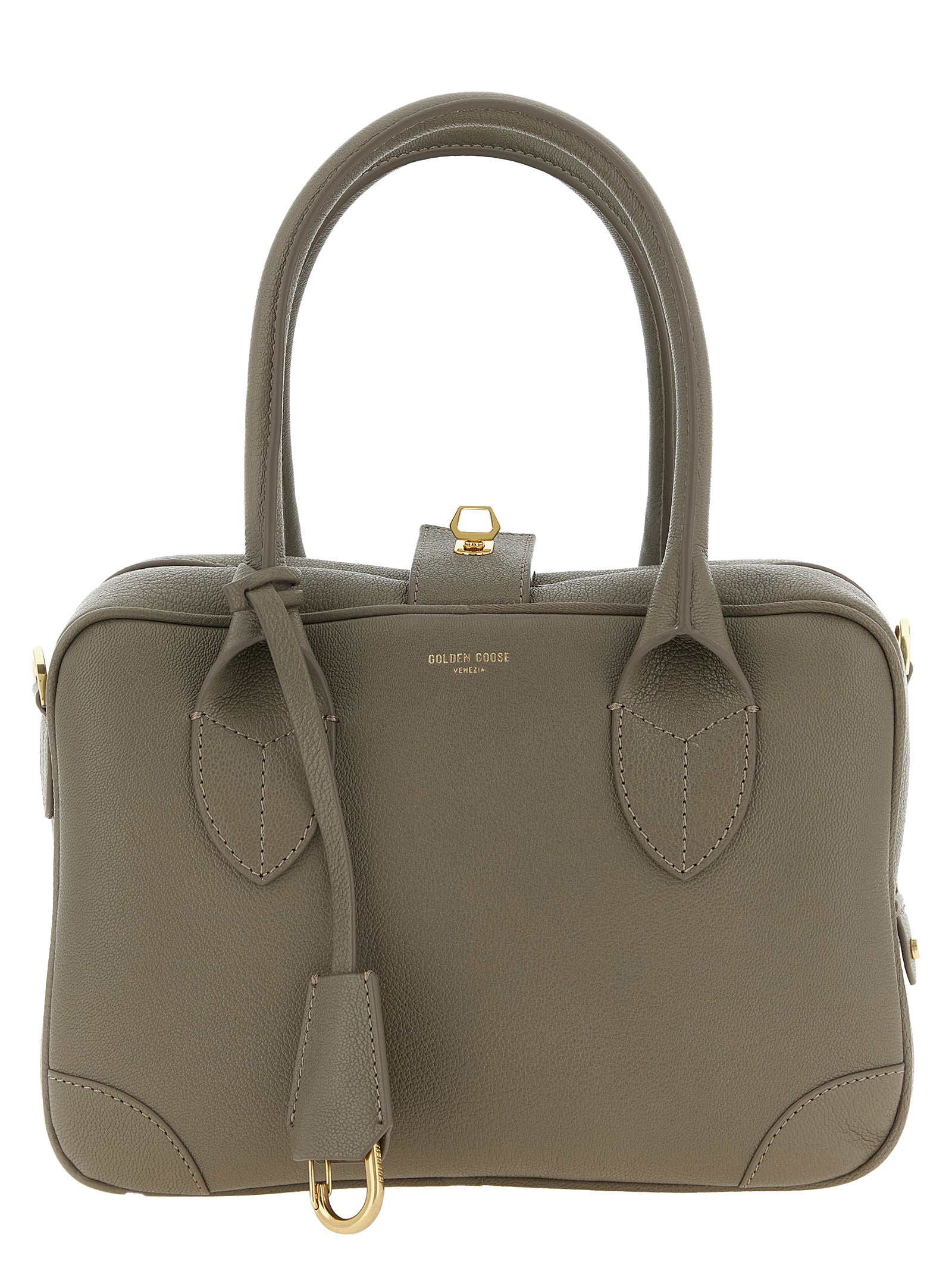 Golden Goose Green Vita Leather Handbag